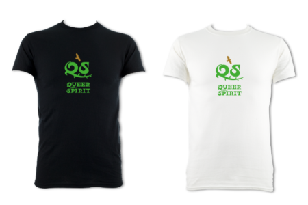 Queer Spirit Logo T-shirt (Adult sizes)