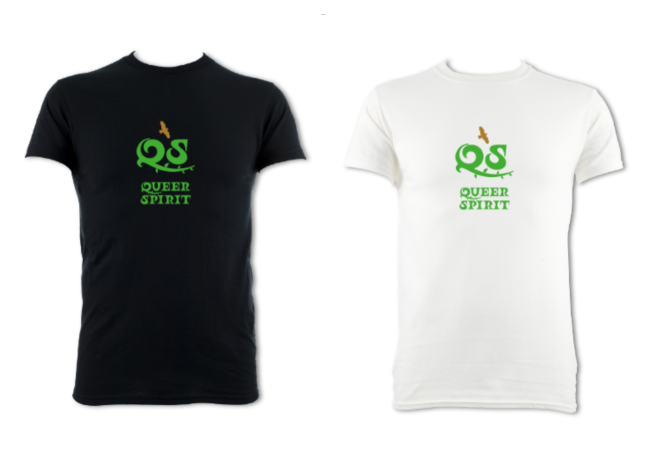Queer Spirit Logo T-shirt (Adult sizes)