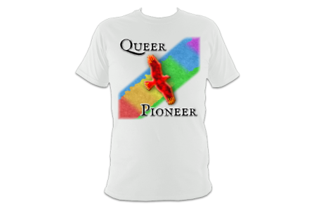 Queer pioneer T-shirt (adult sizes)